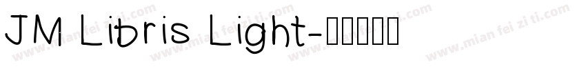 JM Libris Light字体转换
